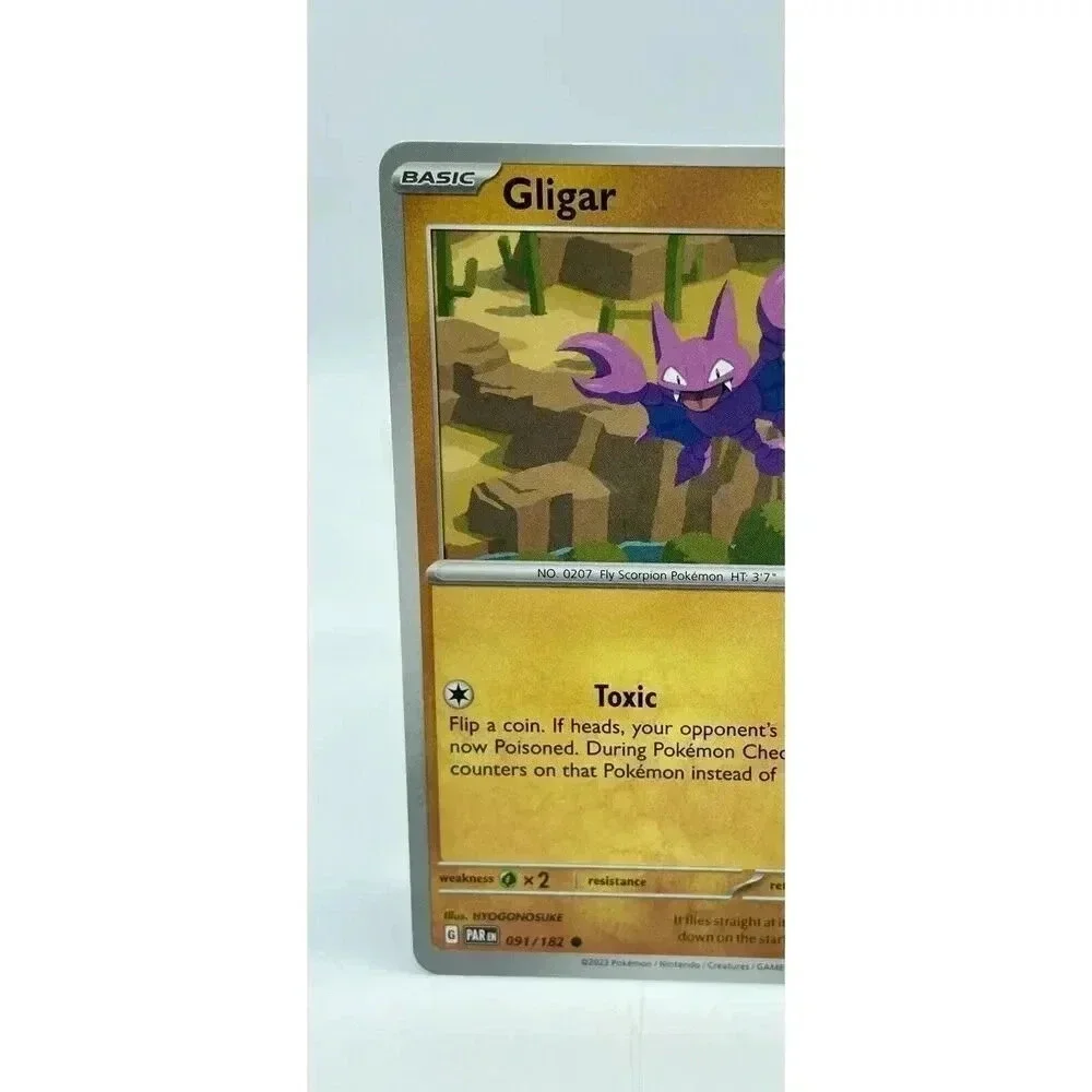 Gligar 091/182 Paradox Rift Non-Holo‎ Pokemon TCG Mint Unplayed
